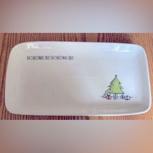 Rae Dunn Christmas serving platter